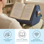 LAPGEAR Book Pillow - Denim Blue, Fits 6" x 9" Books - Image 3