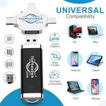 ThePhotoStick® Omni 128GB Photo Backup for iPhone, Android and Computers - Image 4