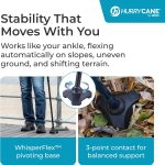 HurryCane Freedom Edition Foldable Walking Cane with T Handle - Image 3