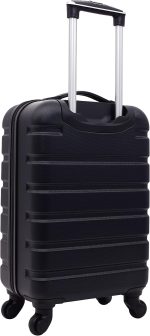 Wrangler 20" Hardside Spinner Carry-On Luggage, Black - Image 4
