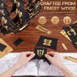 ROKR 3D Wooden Puzzles,Seahorse Barque Model kit,Ideal Gift for Adults&Teen - Image 8
