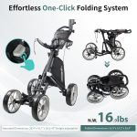 CaddyTek Golf Cruiser One V8 Push Cart - Image 6