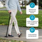 HurryCane Freedom Edition Foldable Walking Cane with T Handle - Image 8