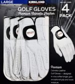 Kirkland Signature Golf Gloves Premium Cabretta Leather, Large (4 Count) - Image 7