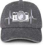 InnoBeta Photographer Gifts, Camera Embroidered Cotton Cap - Image 2