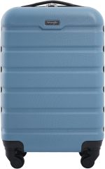 Wrangler Hardside Spinner Luggage, Blue Heaven, Carry-On 20-Inch - Image 2
