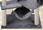 YUNIQUE Cat Tree with Cat Condo and Big Hammock, Grey - Image 7
