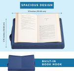 LAPGEAR Book Pillow - Denim Blue, Fits 6" x 9" Books - Image 6