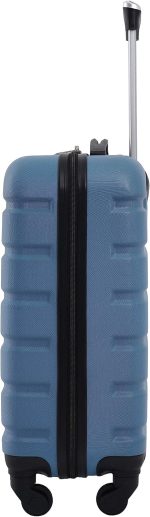 Wrangler Hardside Spinner Luggage, Blue Heaven, Carry-On 20-Inch - Image 4