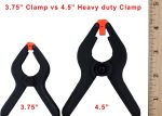 Heavy Duty Muslin Clamps 4 1/2 inch 6 Pack - Image 7