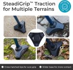HurryCane Freedom Edition Foldable Walking Cane with T Handle - Image 5