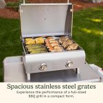 Cuisinart Outdoor Gas Grill, 2000 BTU, Portable, 2-Burner - Image 4