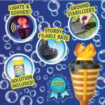 Maxx Bubbles Tiki Torch Bubbler - Bubble Machine - for Kids, Teens - Image 6
