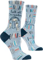 Blue Q Women's Funny Novelty Crazy Crew Socks with Sayings - Image 2