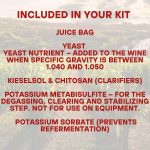 Master Vintner Winemaker's Reserve Cabernet Homebrewing Wine Kit, 6 Gal - Image 5