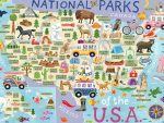 Ceaco - National Parks Map - 500 Piece Jigsaw Puzzle - Image 3