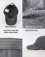 InnoBeta Photographer Gifts, Camera Embroidered Cotton Cap - Image 8