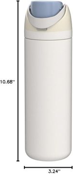 Owala FreeSip Stainless Steel Water Bottle 24 oz Iced Breeze - Image 8