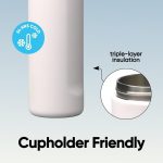 Owala FreeSip Stainless Steel Water Bottle 24 oz Iced Breeze - Image 5