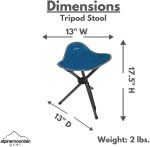 Tripod Stool Camp Chair by Caddis Sports - Image 3