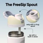 Owala FreeSip Stainless Steel Water Bottle 24 oz Iced Breeze - Image 3