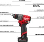 Milwaukee Electric - M12 Fuel. 2-Tool Combo KIT - Image 5