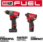 Milwaukee Electric - M12 Fuel. 2-Tool Combo KIT - Image 4