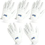 Gloves (5 Pack) Cabretta Leather, Premium Quality Mens Golf Gloves - Image 2