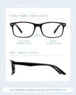 5 Pack Reading Glasses For Women,Spring Hinges, Sturdy and Durable - Image 3