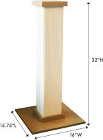 SmartCat Pioneer Pet Ultimate Scratching Post (Beige) - Image 3