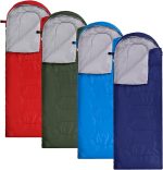 Macarrie 4 Pack 0 Degree Sleeping Bags for Adults Waterproof - Image 2