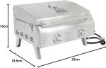 Pit Boss Grills 75275 Stainless Steel Two-Burner Portable Grill - Image 8
