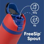 Owala Marvel FreeSip Stainless Steel Water Bottle 24 oz Spiderman - Image 3