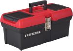 CRAFTSMAN Tool Box, Lockable, 16 in., Red/Black (CMST16901) - Image 3