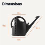Amazon Basics, Watering Can, Black, 2.64 Gallon Capacity - Image 6