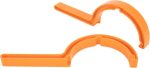 Camco RhinoFLEX RV Sewer Hose Wrenches, 2-Pack, Orange - Image 2