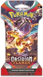 Pokemon Scarlet & Violet 3 Obsidian Flames Sleeved Booster 8 Packs - Image 3