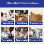 Anti-Fog Protective Safety Goggles Clear Lens Wide-Vision - Image 8