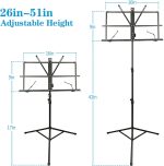 DkOvn 1 Pack Music Stand, with Carrying Bag - Image 5