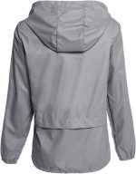 Raincoat Women Lightweight Waterproof Rain Jackets Packable Outdoor Hooded Windbreaker - Image 5