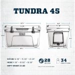 YETI Tundra 45 Cooler - Blue - Image 3