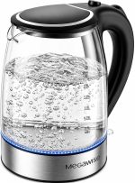 Megawise Electric Glass Kettle with Auto Shut-Off (1.8L) - Image 2