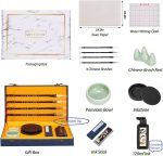 Chinese Calligraphy Set Japanese Calligraphy Kit for Beginner-Blue - Image 3