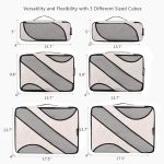 BAGAIL 6 Set Packing Cubes,Travel Luggage Packing Organizers - Image 3