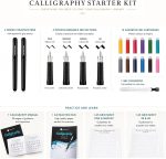 MANUSCRIPT Calligraphy Starter Kit, 4 Nib Widths, Manual and Pad - Image 3