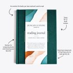 Duncan & Stone Reading Journal for Book Lovers, Daily Log, Teal, 120pg | Linen-bound 120-page reading log to track books read & reviews; an ideal book lover & reader gift for women - Image 3