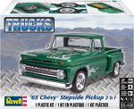 Revell '65 Chevy Stepside Pickup 2N1, Green - Image 3