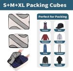 BAGAIL 6 Set Packing Cubes,Travel Luggage Packing Organizers - Image 5