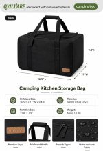 Camping Kitchen Storage Bag,28L Water-resistant Camping Cookware Organizer - Image 3