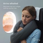Infinity Pillow - Home Travel Soft Neck Scarf Support Sleep (Grey) - Image 7
